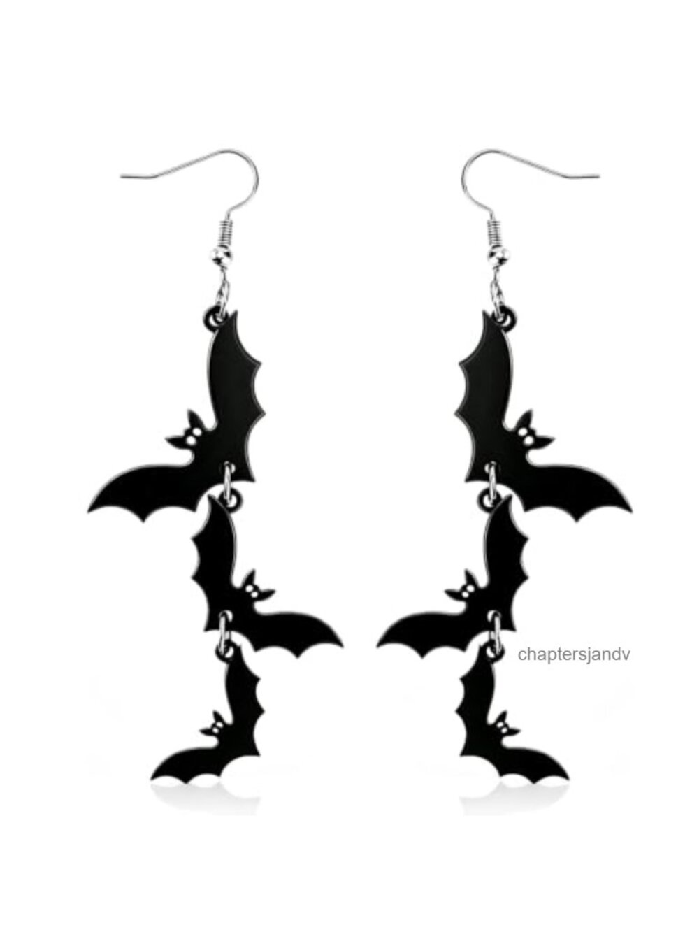 Halloween Dangle Earrings Set Skull Pumpkin Bat Ghost Punk Party Jewelry